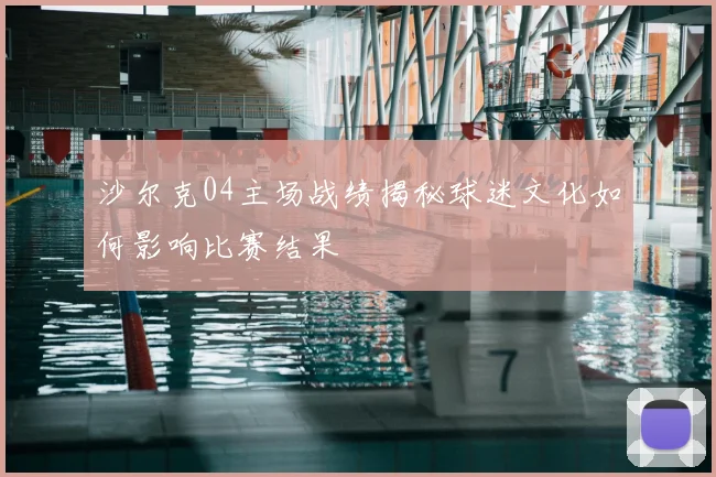 沙尔克04主场战绩揭秘球迷文化如何影响比赛结果